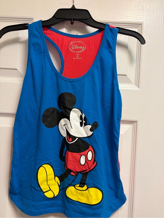 Disney Other - Disney Mickey Mouse Blue & Red women's Tank Top
